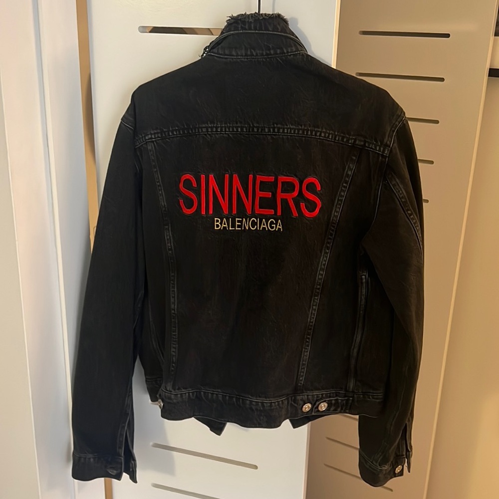 Balenciaga Sinners Denim Jacket